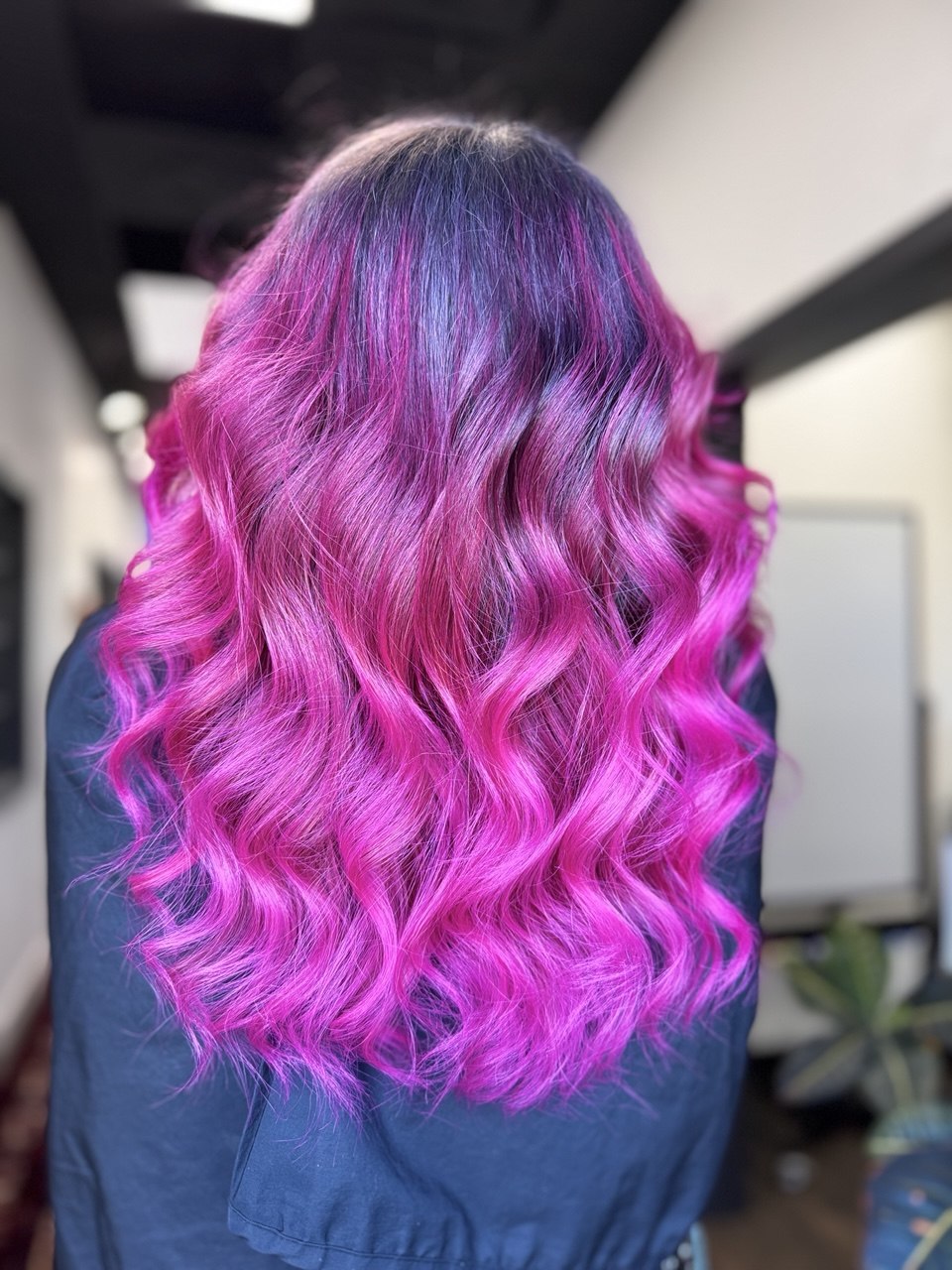 Vivid magenta after